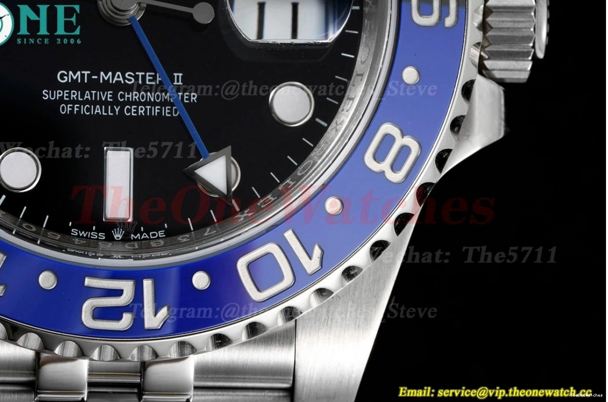 GMT Black 40mm DD3285 126710 SS II Super Jub Clean Batgirl Clone SS 0429